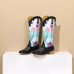 3D Printed Women's Western Cowboy Boots