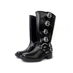 New wide-leg thigh-high western boots for women