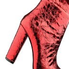 Zipper high heel calf boots