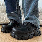 Embroidered women's casual low-top lace-up shoes