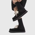 Square toe suede soft-soled casual shoes