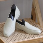 Genuine leather low-heeled casual shoes