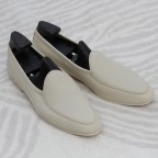 Genuine leather low-heeled casual shoes