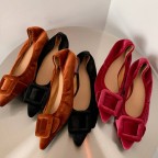 Soft and comfortable non-slip leather-lined flat shoes