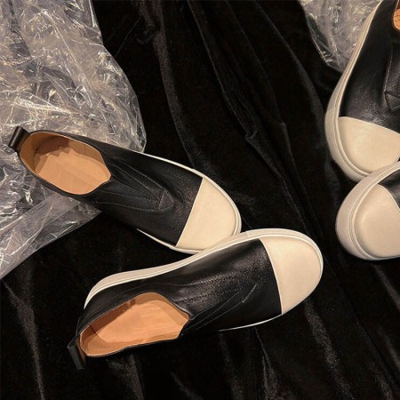 High-quality genuine leather women's casual shoes