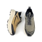 Breathable genuine leather thick-soled casual shoes