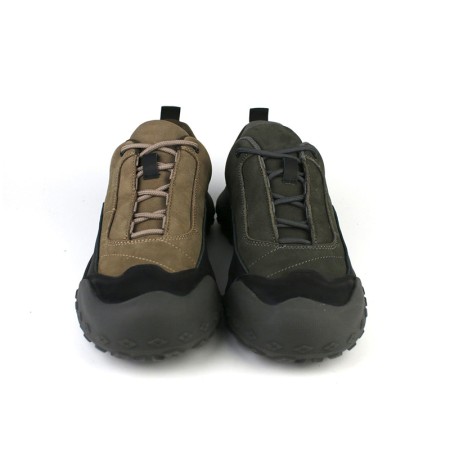 Genuine leather lace-up hiking casual shoes