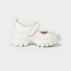 Round-toe lightweight Mary Jane loafers