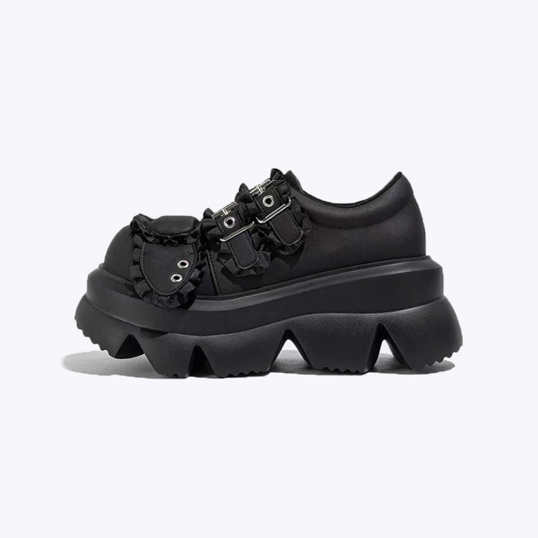 Women's punk style platform casual shoes