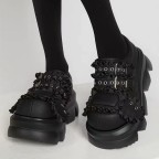 Women's punk style platform casual shoes