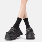 Women's punk style platform casual shoes