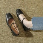 New retro Mary Jane square toe sneakers