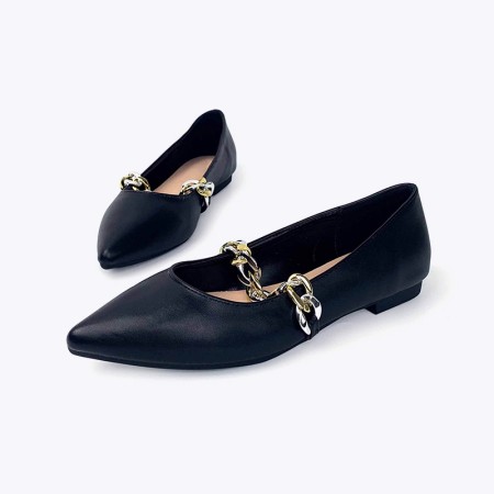 Plaid bow metal toe women's casual shoes