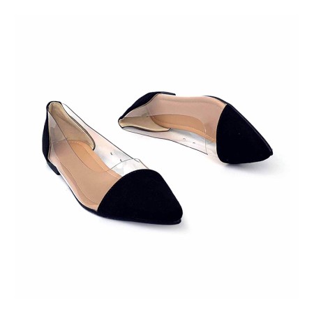 Rhinestone pointed toe thick-soled women's casual shoes