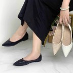 New white women's soft leather casual shoes