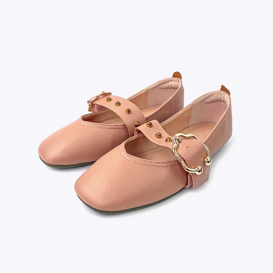 Fashion belt buckle lightweight breathable casual shoes