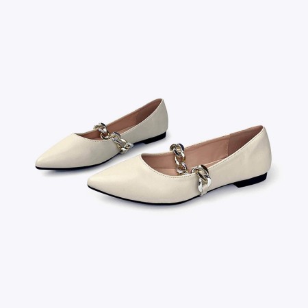 Plaid Bowknot Metal Toe Ladies Casual Shoes