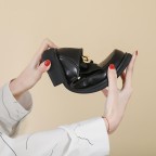 Exquisite bow metal embellishment platform casual shoes