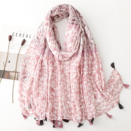 Cotton multifunctional scarf shawl headscarf
