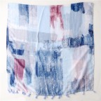 Women's Fashion Long Floral Tassel Scarf