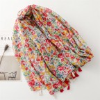 Beautiful colorful viscose women's scarf