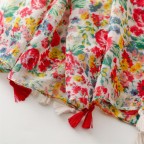 Beautiful colorful viscose women's scarf