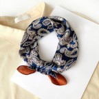 Patchwork cashew print square scarf