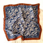 Patchwork cashew print square scarf