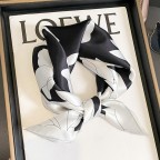 Women's silk floral square scarf