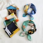 Character and sailboat themed scarf