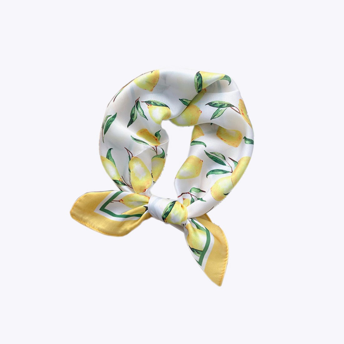 Geometric gradient colorful square scarf