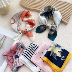 Cashew Bird Print All-Season Lightweight Scarf