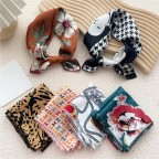 Polka dot designer print scarf