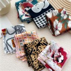 Polka dot designer print scarf