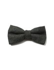 Luxe Wool Herringbone Adjustable Bow Tie