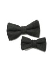 Luxe Wool Herringbone Adjustable Bow Tie