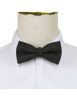 Luxe Wool Herringbone Adjustable Bow Tie