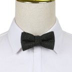 Luxe Wool Herringbone Adjustable Bow Tie