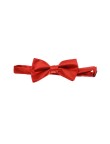 Premium Adjustable Solid-Color Satin Bow Tie