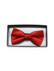 Premium Adjustable Solid-Color Satin Bow Tie