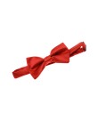Premium Adjustable Solid-Color Satin Bow Tie