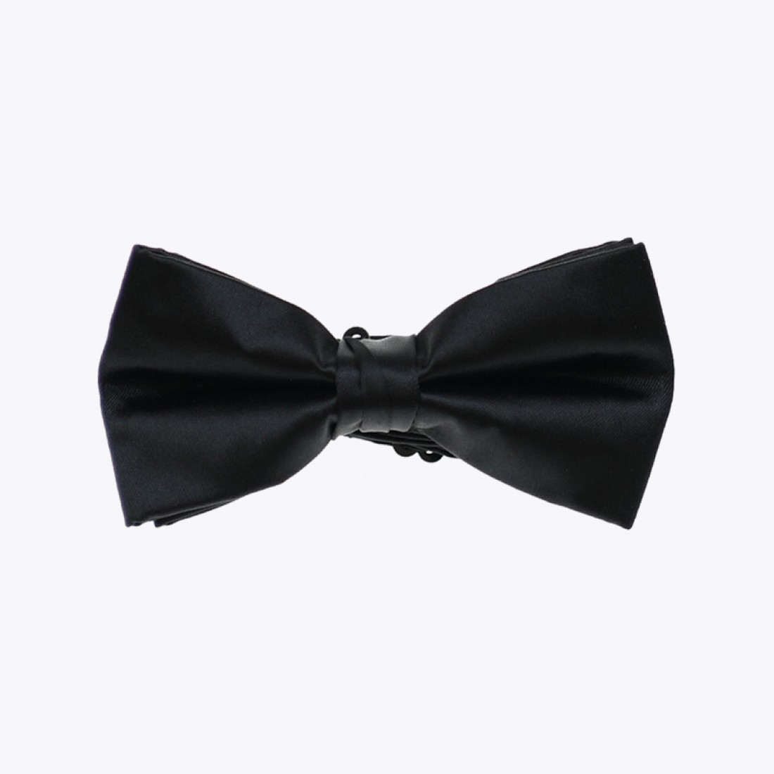 High-end adjustable business black men's bow tie