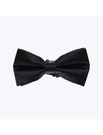 High-end adjustable business black men's bow tie