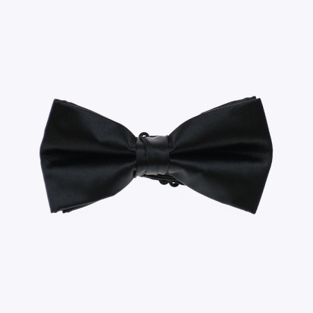 High-end adjustable business black men's bow tie