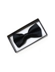 High-end adjustable business black men's bow tie