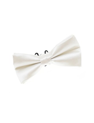 Durable quick-drying solid color satin men's bow tie