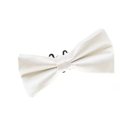 Durable quick-drying solid color satin men's bow tie