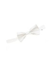 Durable quick-drying solid color satin men's bow tie