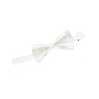 Durable quick-drying solid color satin men's bow tie