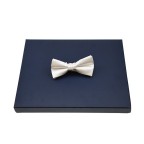 Durable quick-drying solid color satin men's bow tie